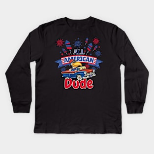 All American Dude Kids Long Sleeve T-Shirt